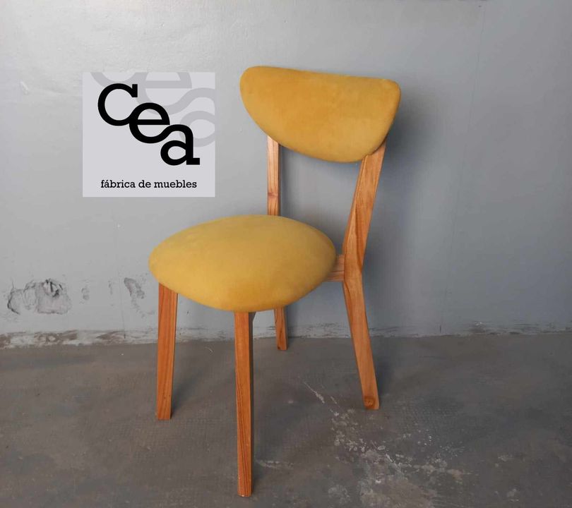 Silla vintage tapizada